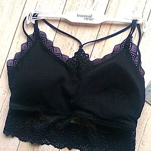 Tranquil & True Black Bra (M)